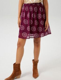 Aniston CASUAL Minirock mit extravaganten Blütendruck