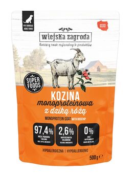 Sparpaket Wiejska Zagroda Monoprotein Adult 3 x 500 g - Ziege