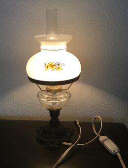 Ecklampe Schreibtisch Lampe Vintage 1970er Jahre mit Glasschirm - Fulda
