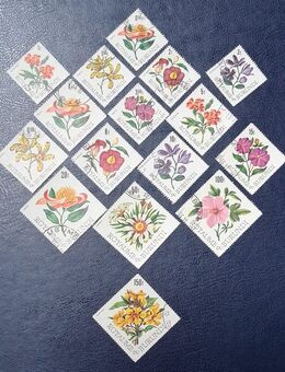 Briefmarken Burundi 1966 Blumen gezähnt gestempelt - Görlitz