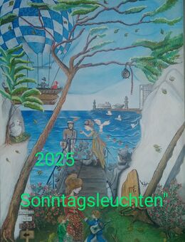 Surrealismus Dadaismus neu "Sonntagsleuchten" 2025 Malerei Kunst - Papendorf (Landkreis Rostock)