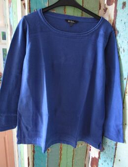 Blauer Strick Pullower - Weichs