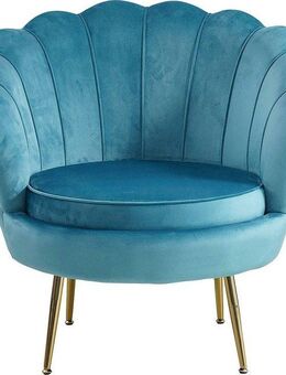 SalesFever Loungesessel Clam - Design Cocktailsessel, Prachtvoll extravagantes Design im Muschel-Look