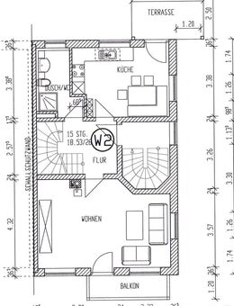 Maissonette-Wohnung im 1./2. OG in sehr ruhiger Lage in Armstorf - Sankt Wolfgang