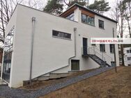 IMMOBERLIN.DE - Begehrenswertes Architektenhaus mit Einliegerwohnung, Galerie & Südterrasse in naturverbundener Lage - Berlin