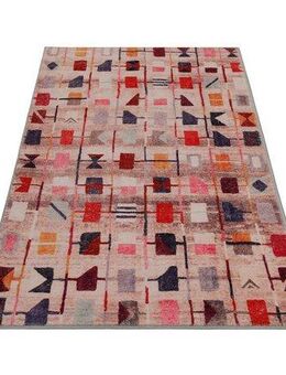 Wecon home Badematte Nelson, Höhe 0,5 mm, fußbodenheizungsgeeignet, Polyester, rechteckig, orientalisch, waschbar, rutschfest, schnell trocknend, Badteppich