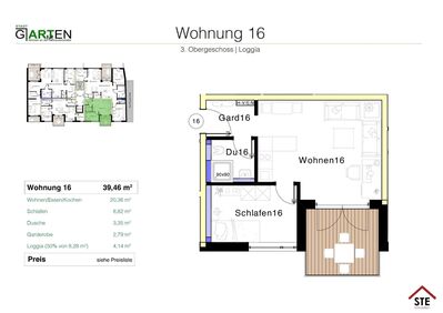 2-ZIMMER-MIKRO-APARTMENT in bester Bamberger Lage mit großer Süd-Loggia