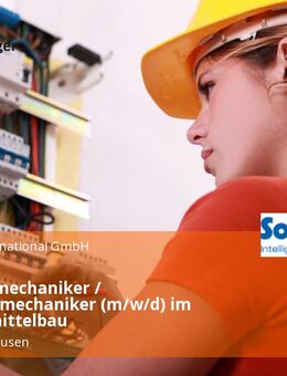 Feinwerkmechaniker / Werkzeugmechaniker (m/w/d) im Betriebsmittelbau - Zusmarshausen