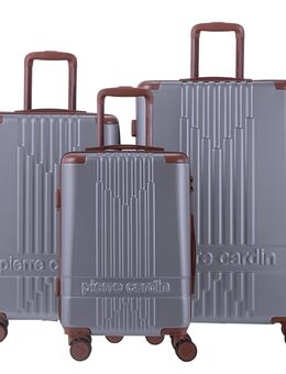 3er-SET PIERRE CARDIN Hartschalen-Koffer (cabin, medium, large) ALPHA - Nidderau Zentrum