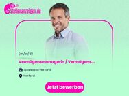 Vermögensmanagerin / Vermögensmanager mit den Schwerpunkten Privatkunden oder Firmenkunden (m/w/d) - Herford (Hansestadt)