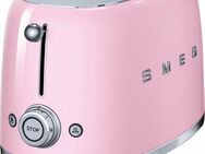 Smeg Toaster TSF01PKEU, 2 kurze Schlitze, für 2 Scheiben, 950 W