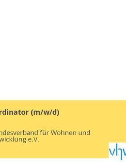 Projektkoordinator (m/w/d) - Berlin