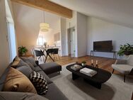 ERSTBEZUG - Großzügige 2-Zimmer-Dachgeschosswohnung mit extra breitem TG-Stellplatz in exklusiver 8-Parteien-Anlage - Brunnthal