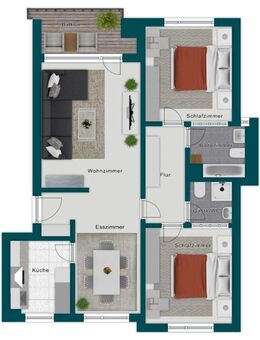 Komfortable 3 Zimmer-Wohnung in Holzgerlingen - idyllisch & zentral gelegen - Holzgerlingen