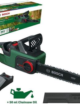 Bosch Home & Garden Akku-Kettensäge AdvancedChain 36V-35-40, 35 cm Schwertlänge, mit Akku 36V/2,5 Ah und Ladegerät