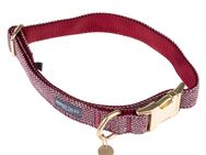 Nomad Tales Calma Halsband, burgundy - Größe XS: 24 - 36 cm Halsumfang, 10 mm breit