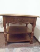 Beistell - Tisch Eiche rustikal Massiv Holz in 59425