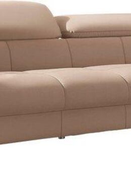COTTA 3-Sitzer Chef, Big-Sofa mit Kopfteilverstellung, edle Metallkufen