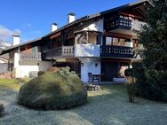 Sonnige 2,5 Zimmer Wohnung in zentraler, ruhiger Ortslage in Garmisch mit traumhaften Bergblick - Garmisch-Partenkirchen