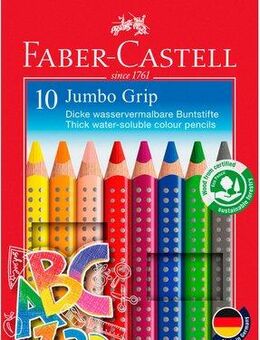 Faber-Castell Buntstift Buntstift Jumbo Grip Promotionetui 10er
