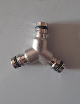 GEKA Y-Verteiler, Abzweigstecker Messing Stecksystem - Meerbusch
