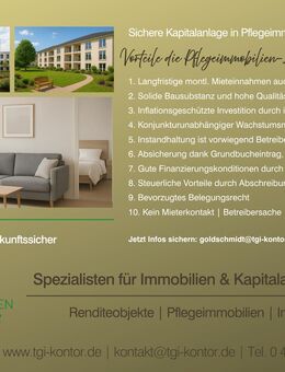 Pflegeapartment als solide langfristig rentable Kapitalanlage - Altena