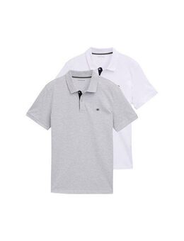 TOM TAILOR Poloshirt (Packung, 2-tlg) im Doppelpack