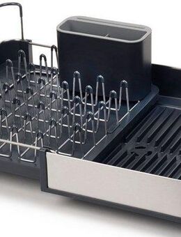 Joseph Joseph Geschirrständer Extend Steel, ausziehbar, mit Ablaufstutzen, Kunststoff