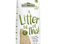 Sparpaket Greenwoods klumpende Katzenstreu Pflanzenfaser-Klumpstreu 2 x 30 l