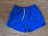 Anzoni Badehose Gr. M Gr. 170/176 blau mit Netzinnenhose + Taschen Badeshorts - Mudersbach