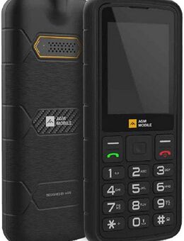 AGM by Beafon M9 (2G) Handy (6,1 cm/2,4 Zoll, 0,3 MP Kamera, robust, ergonomisch, Schnellwahl, Dual SIM, IP68, IP69K, MIL-STD 810H)