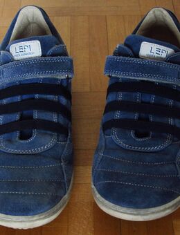 Lepi Schuhe Gr. 39, schickes Blau - Münster