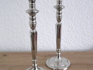 Kerzenständer~2 er Set~30 cm hoch~Silber~Kerzenleuchter~Antikstil - Bad Sassendorf