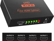 HDMI Splitter 1 zu 4 1x4 Dual Display für HDTV DVD PS4 Xbox NEU - Berlin Neukölln