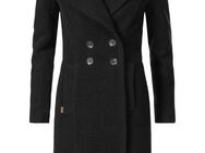 Navahoo Wintermantel Wooly edler Damen Trenchcoat in Wollmantel-Optik