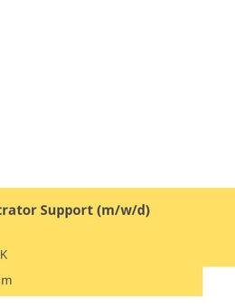 IT-Administrator Support (m/w/d) - Rosenheim