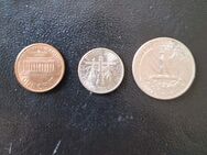 USA Münzen 3 Stück Quarter Dollar 1979, One Dime 2011, One Cent 1996 - Essen