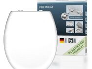 Schütte WC-Sitz WHITE, Duroplast, mit Absenkautomatik und Schnellverschluss