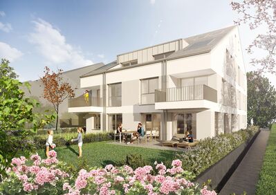 3-Zi.-Wohnung mit großer Terrasse & Gartenanteil!
