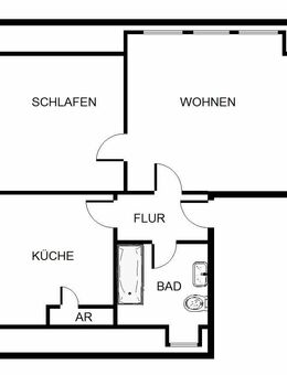 Ab sofort zu besichtigen!! 2-Zimmer-Wohnung in Bergkamen Nordberg im Angebot - Bergkamen