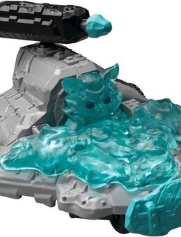 Schleich® Spielzeug-Auto ELDRADOR® CREATURES, Eis Düsenjet Fahrzeug mit Mini Cretaure (42664), Made in Europe