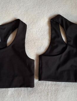 2er-Pack Sporttops H&M, schwarz Gr.146 klein ausfallend - Gera