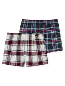 Schiesser Boxershorts X-Mas (2er-Pack) mit schwarzem SCHIESSER Weblabel