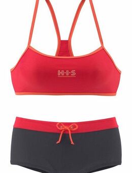 H.I.S Bustier-Bikini mit Kontrastdetails