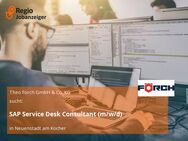 SAP Service Desk Consultant (m/w/d) - Neuenstadt (Kocher)