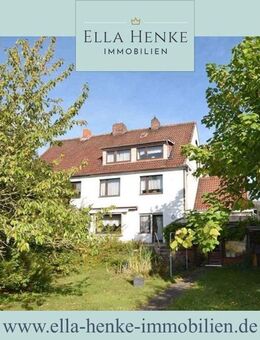 Charmante, gemütliche Doppelhaushälfte zum Modernisieren mit schönem, großem Garten. - Lengede