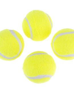 Nomad Tales Bloom Automatischer Tennisball-Werfer - Passende Mini-Ersatz-Tennisbälle, 4er Set, Ø 5 cm