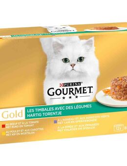 Sparpaket Gourmet Gold Raffiniertes Ragout 24 x 85 g - Huhn Varianten