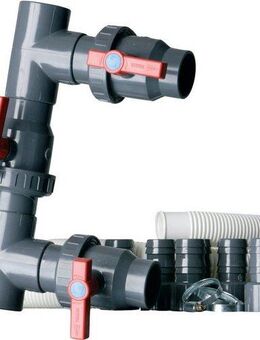 Gre Absperrventil Bypass Kit AR2000, (15-tlg), zur Installation einer Wärmepumpe, Heizung oder eines Salzchlorinators