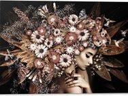 Reinders! Deco-Panel Blumenreichtum Frau - Schmetterling - Strauß - Romantik, Blumen (1 St)